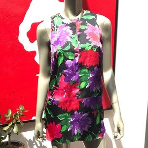 LAUREN Ralph silk floral dressy sleeveless top 4
